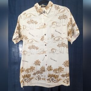 Men's Beach Print Casual Shirt